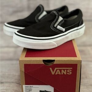 Black Vans size 12 little kids